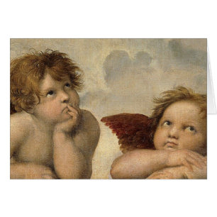 Cartão Anjos de Raphael Cherubs