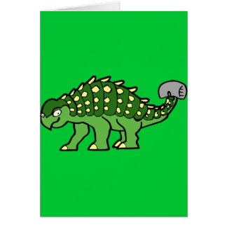 Cartão Ankylosaurus