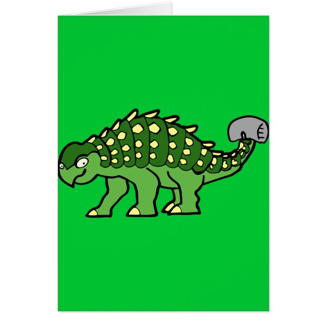 Cartão Ankylosaurus (Frente)