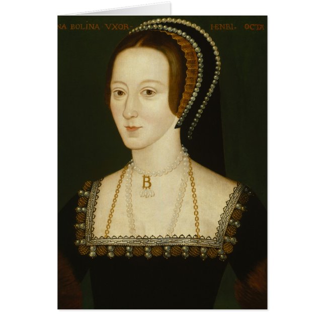 Cartão Anne Boleyn (Frente)