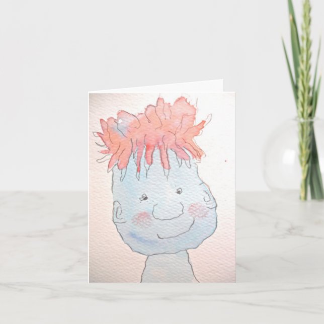 Cartão Anne Marie Blob Small Notecard (Frente)