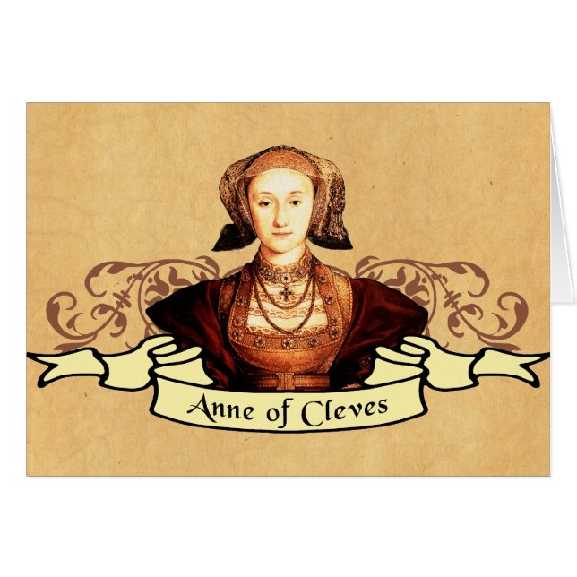 Cartão Anne of Cleves Classic (Frente Horizontal)