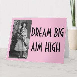Cartão Annie Oakley BIRTHDAY Cowgirl Cards