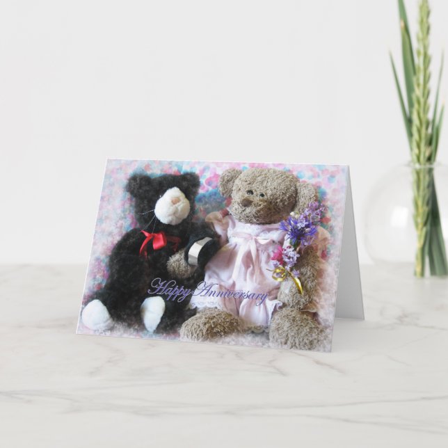 Cartão Anniversary-Bear (Frente)