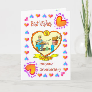 Cartão Anniversary card 9 pottery