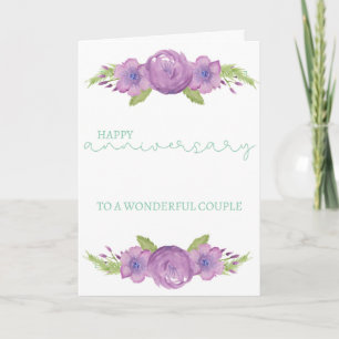 Cartão Anniversary Card - Wonderful Couple