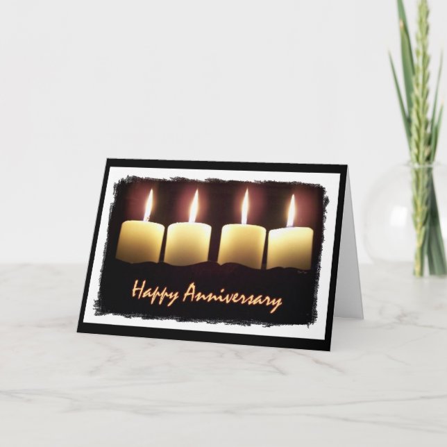 Cartão Anniversary Poem (Frente)