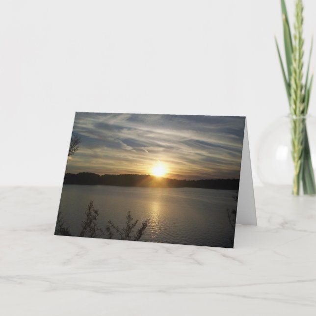 Cartão ANNIVERSARY Sunset (Frente)