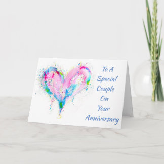 CARTÃO *ANNIVERSARY WISHES* ***SPECIAL COUPLE***