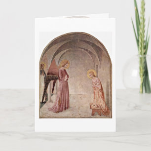 Cartão Annunciation With St. Dominic By Fra Angelico