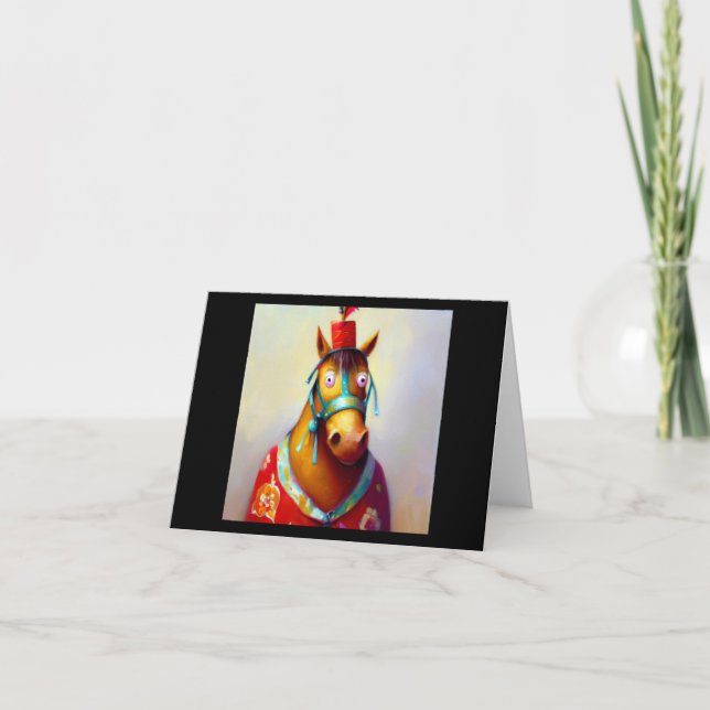 Cartão Ano do Cavalo 4 (Frente)