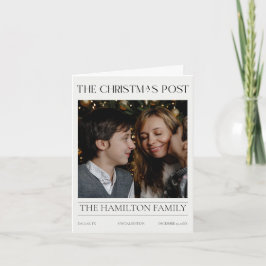 Cartão Ano em Revisão Jornal de Natal 6 Fotos dobradas