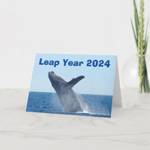Cartão Ano Leap 2024