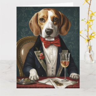 Cartão Ano Novo Beagle