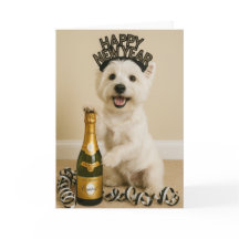 Ano Novo Feliz Westie