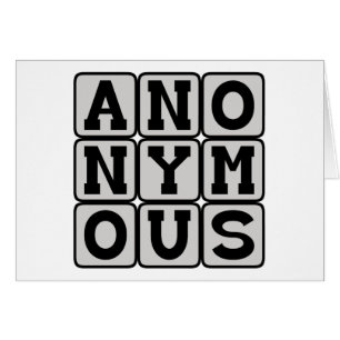 Cartão Anônimo, Coletivo