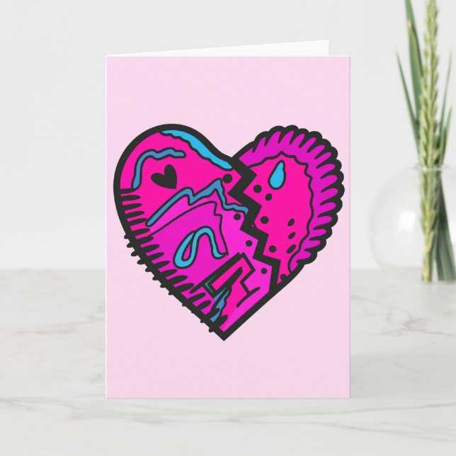 Cartão Anos 80 Brilhante - Saudação (Frente)