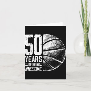 Cartão Anos de jogador bobo Basquetebol Basquetebol 50º 5