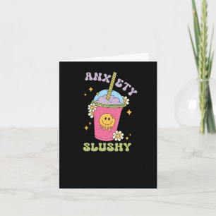 Cartão Ansiedade Slushie Sticker