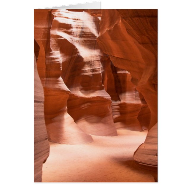 Cartão Antelope Canyon, Naturalmente Lit (Frente)