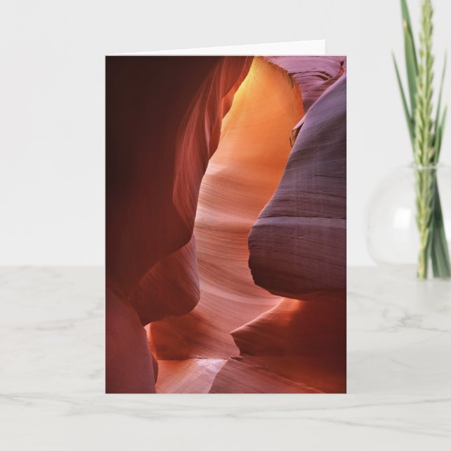 Cartão Antelope Canyon Slot Formations (Frente)