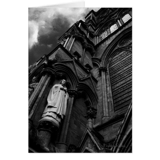 Cartão Anteriormente assistindo a placa/notelet do vazio (Frente)