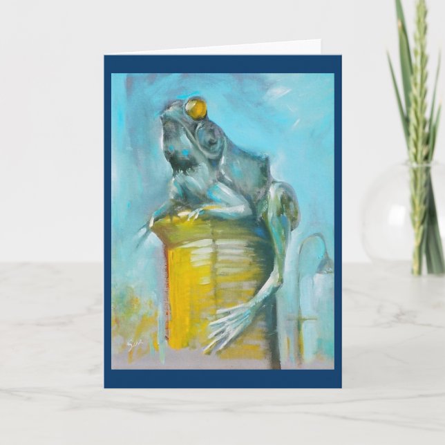 Cartão Antes da tempestade (Frente)