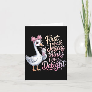 Cartão Antes De Tudo Jesus Acha Que Sou Um Design Delícia