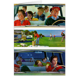 Cartão Antes, durante & após do piquenique