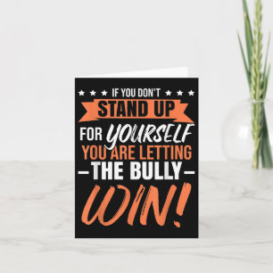 Cartão Anti-bullying _ Dia da Unidade _ Mês de Conscienci