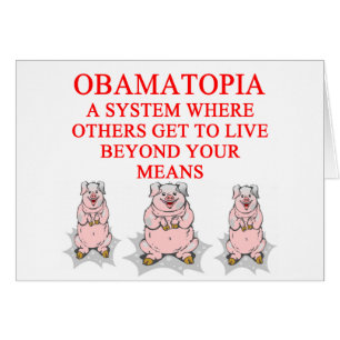 Cartão anti camisa de obama