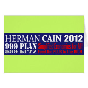Cartão Anti design 2012 do presidente 999 PLANO de Herman