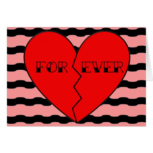 Cartão Anti-Dia de os namorados (Frente Horizontal)