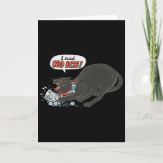 Cartão Anti Ice Pro Immigration Funny Cat Political