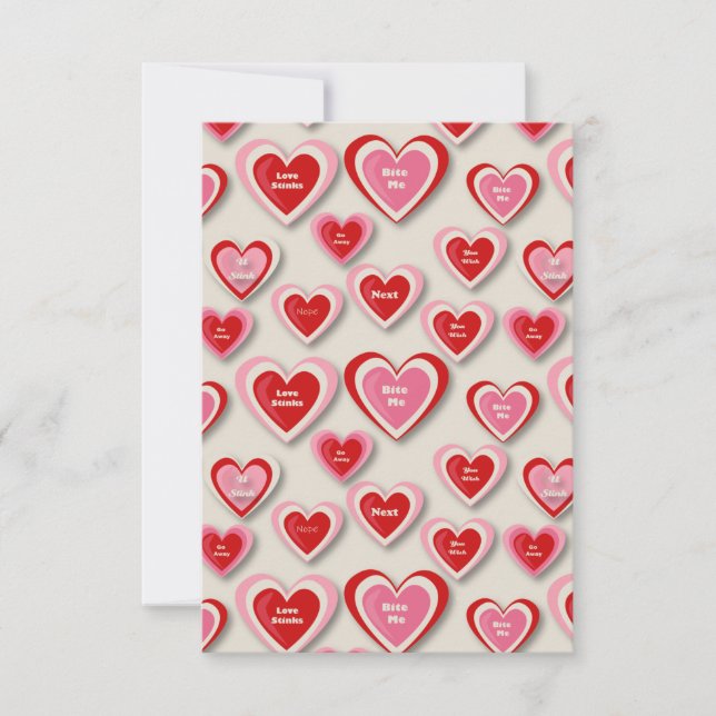 Cartão Anti-Namorados 2021 Me Morda - Branco (Frente)