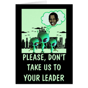 Cartão Anti Obama divertido