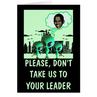 Cartão Anti Obama divertido