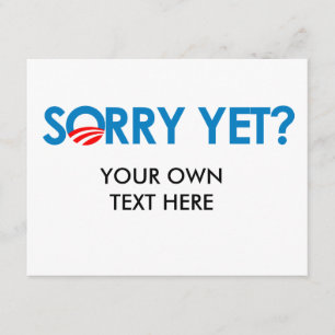 Cartão Anti-Obama - pesaroso ainda