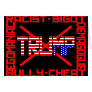 Cartão Anti Trump