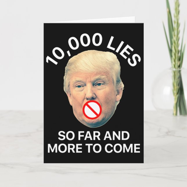 Cartão Anti Trump 10  (Frente)