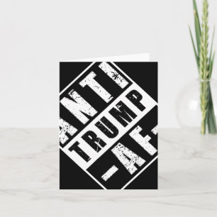 Cartão Anti-Trump Af Shirt Bold Liberal Humor Político P
