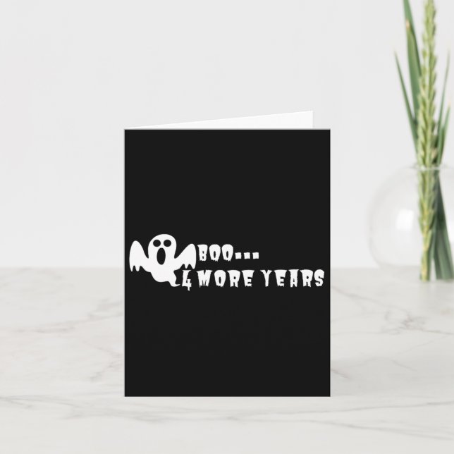 Cartão Anti Trump Halloween (Frente)