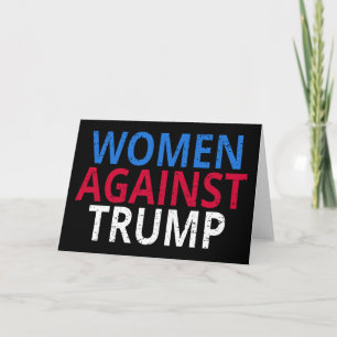 Cartão Anti-Trump - Mulheres Contra Trump