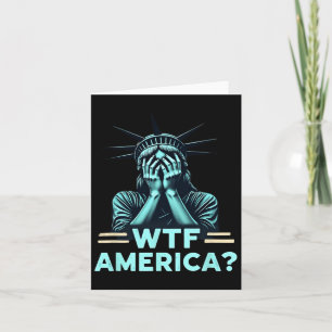 Cartão Anti-Trump Política E Democracia Wtf América 1