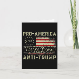 Cartão Anti-Trump Pro-américa Nós, O Trump Anti-Pessoas