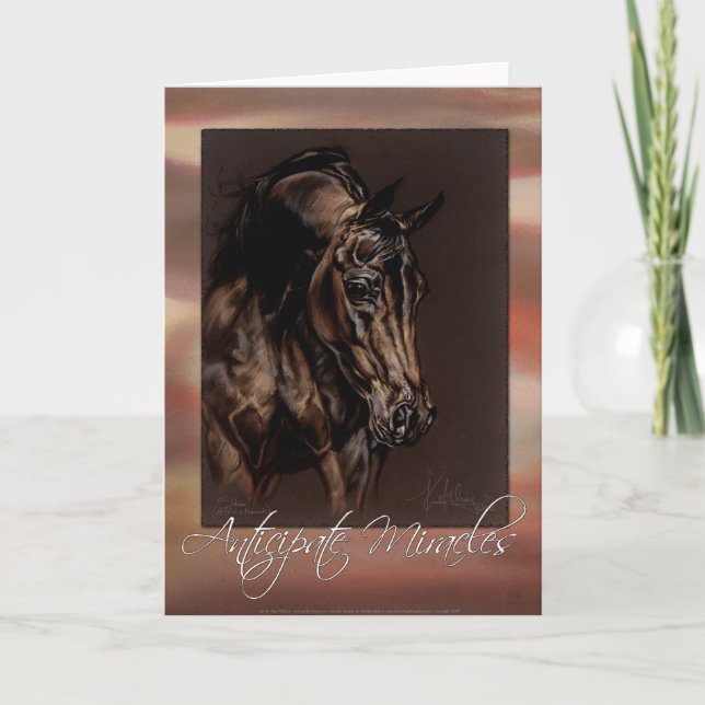 Cartão Anticipate Miracles (Frente)