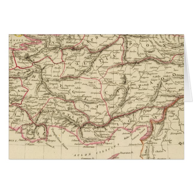 Cartão Antiga Ásia Menor (Frente Horizontal)