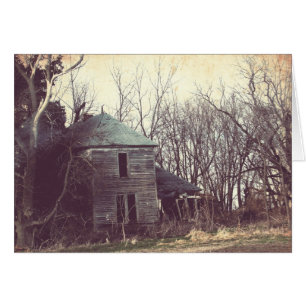 Cartão Antiga Casa Rural Abandonada