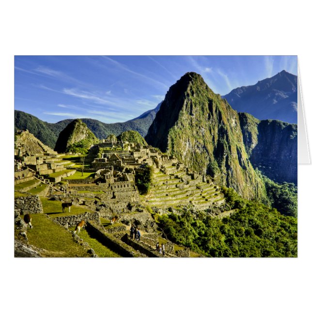 Cartão Antiga Machu Picchu, último refúgio da (Frente Horizontal)