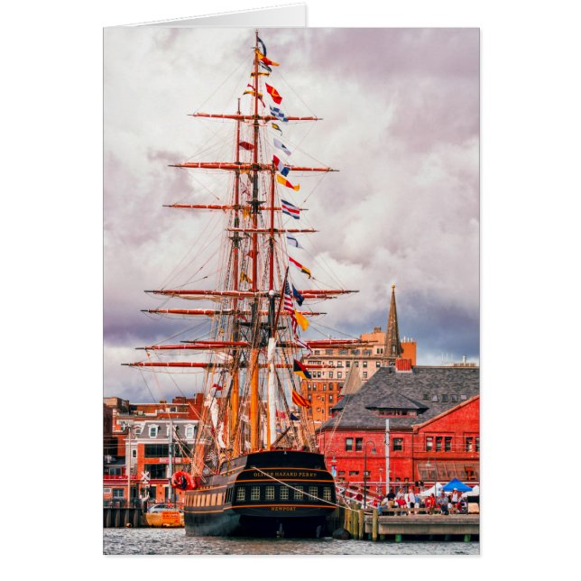 Cartão Antiga Nova Inglaterra (Frente)